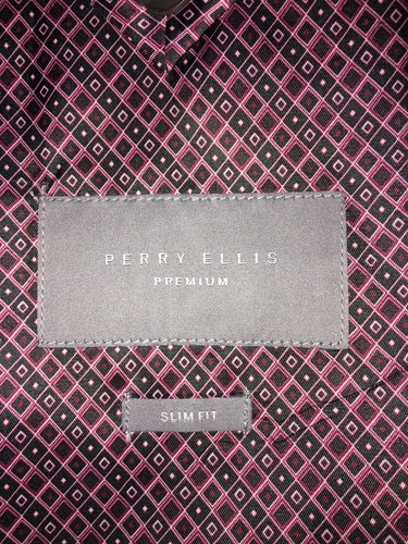 NWT Perry Ellis Premium Slim Fit Wool Blend Stretch Suit Jacket Mens 46R - Picture 10 of 14