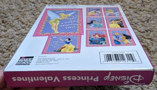 Disney Princess Valentines 32 Cards w/ Sticker Seals Unopened 2004 - Picture 6 of 6