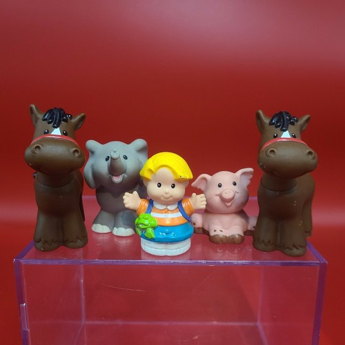 Vintage Fisher Price Little People Eddie and Animals 1997 - Picture 4 of 12