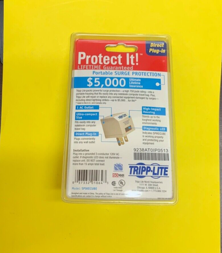 TRIPP-LITE portable surge protector Direct plug in - Picture 2 of 2