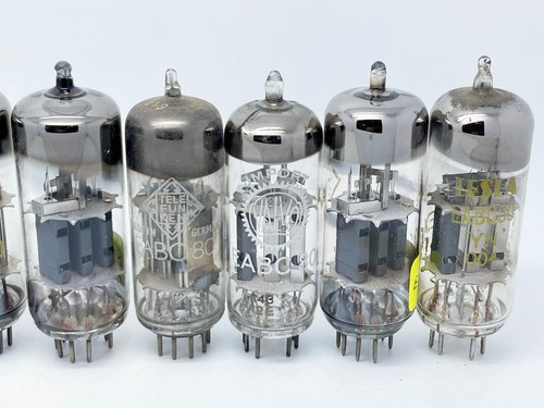 100 x Philips Telefunken Tesla RFT Tungsram EABC80 6AK8 tubo triple diodo-triodo - Imagen 14 de 24