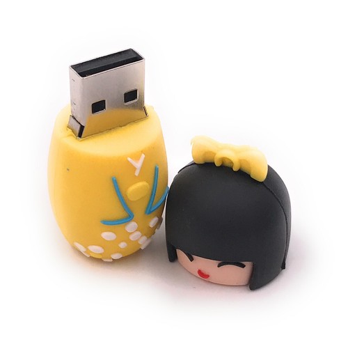 Figura Matrioska Pupa Russa Gialla Funny USB Stick Diverse Capacità - 第 42/43 張圖片