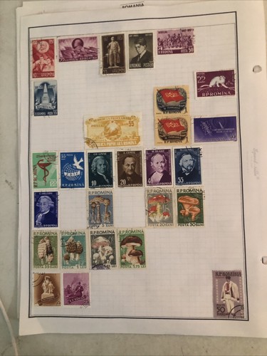 Colección Extranjera En Tarjetas Páginas Todos Rumania Temáticos Primeras Ediciones N318 - Imagen 8 de 19