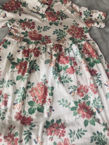 Vtg Esprit Mini Girls Floral Collar 1980s 100% Cotton USA Medium Bust 28 In - Picture 7 of 21