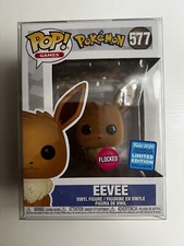Funko Pop! Games Pokemon Eevee Flocked Vinyl Figure New