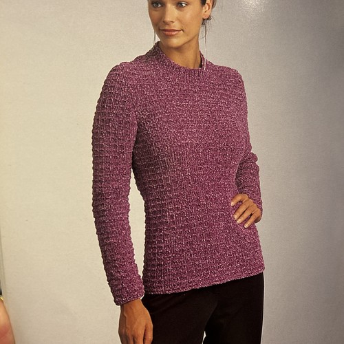 Velveteen Fashion Hand Knits - Patons Knitting Book Sizes XS - XXL - Picture 7 of 9