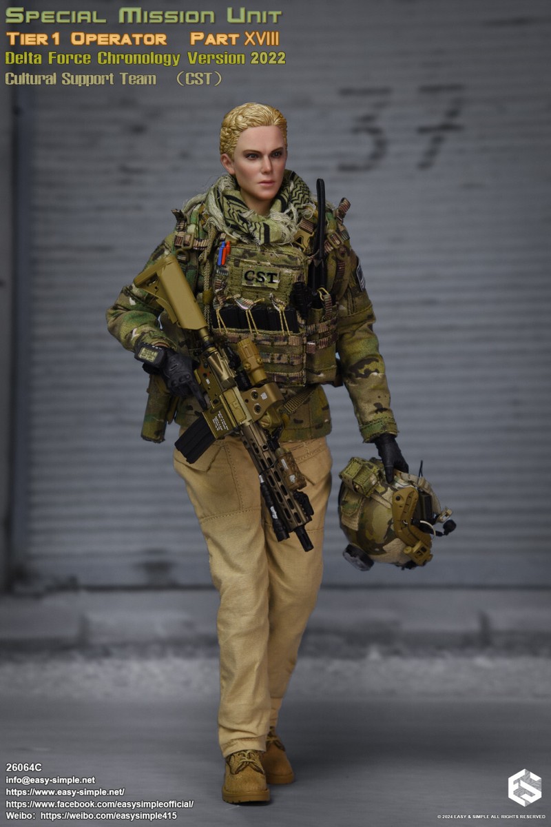 Easy&Simple CST Special Mission Unit Operator Soldier 1/6