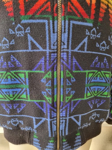Pendleton Originals Jacket - Mens Large - Chief Joseph Navajo Aztec Western - Picture 7 of 11