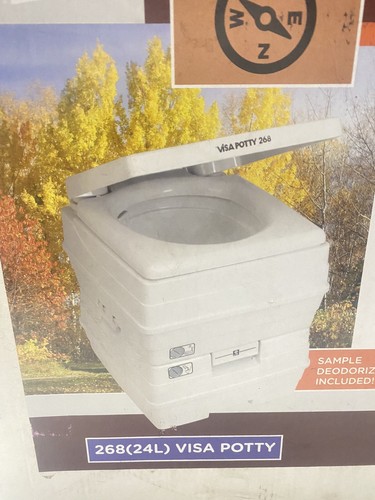 Dock Edge DEF268101 Visa Potty 268 Portable Toilet - 24 Liter - Picture 4 of 14