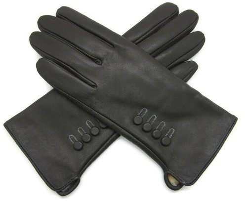 Womens Premium Quality Genuine Soft Leather Gloves Fully Lined Warm Winter Warm - Picture 43 of 213