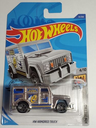 Hot Wheels Hw Metro Hw Camion blindé, 31/250 Chrome