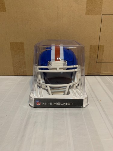 Denver Broncos Throwback NFL Riddell Blue Replica Mini Helmet - Picture 3 of 4