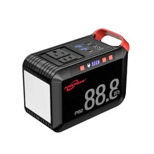 POWSTREAM Portable Power Station 88.8Wh Power Bank 80W Camping Solar Generato...