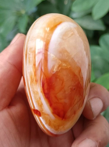 337 g Natural Hermoso Pulido Cuarzo Ágata Roja Cristal Curación del Corazón 1 - Imagen 3 de 9