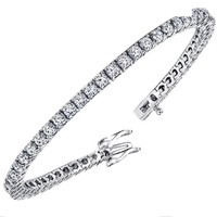 Arrival 14.5ct Round Russian Cz Tennis Bracelet .925 Sterling Silver 7.5 on sale Arrival 14.5ct Round Russian Cz Tennis Bracelet .925 Sterling Silver 7.5 on sale