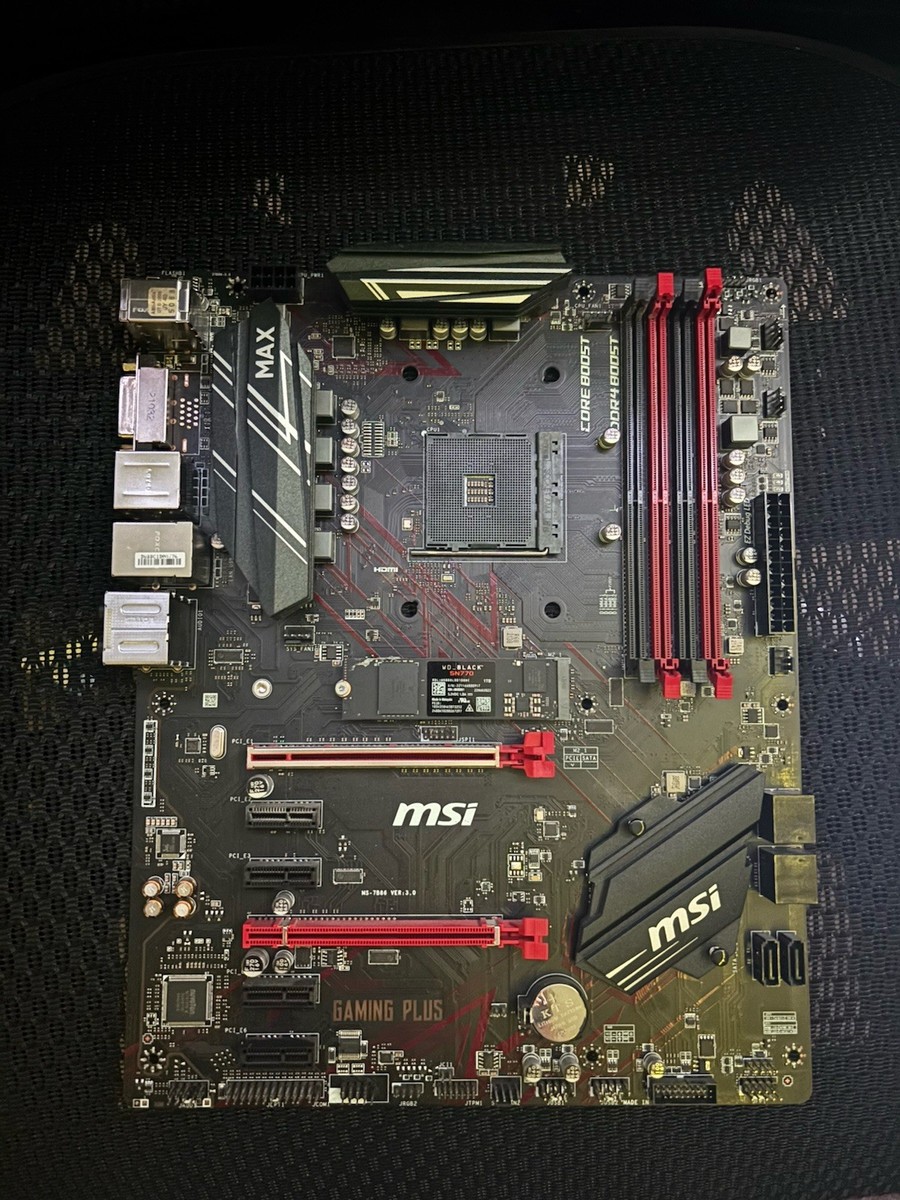 MSI B450 GAMING PLUS MAX Socket AM4, AMD Motherboard for