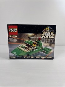 LEGO Star Wars #7124  Flash Speeder; 100% Complete with Box and Manual