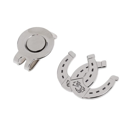 Alloy Golf Ball Marker With Golf Hat Clip - Various Patterns - Picture 48 of 49