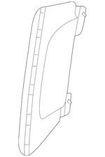 Genuine Volkswagen Side Marker Lamp 5N0-945-119-A