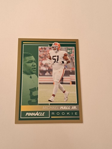 Michael Hall Jr. 2024 Encore Football #10/10 Rookie RC In Toploader - Picture 3 of 6