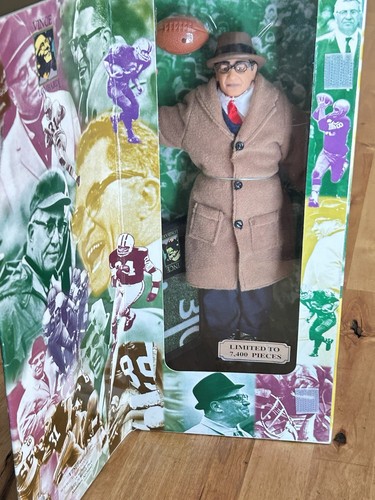 VTG 90's Vince Lombardi NFL Green Bay Packers Coach 9" Action Figure Doll In Box - Bild 7 von 13