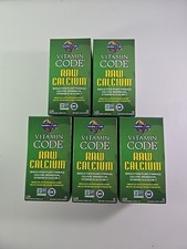 Lot Of 5 Garden of Life Vitamin Code Raw Calcium 120 Veg Capsules New Sealed
