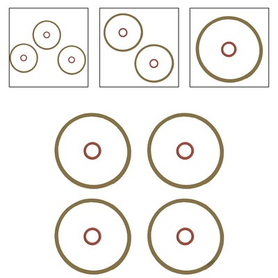 #ad 16010 883 015 Carburetor Oil Bowl Gasket Suitable For G150 For GC160 For GCV160 $10.69