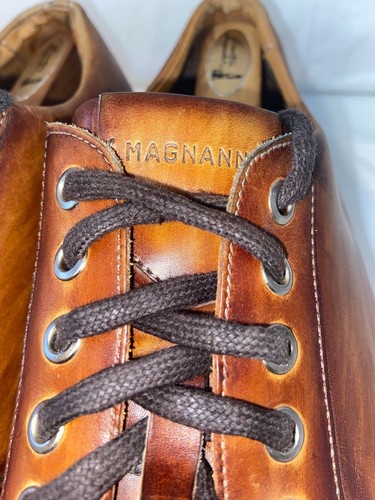 Magnanni Cuervo II Leder Turnschuhe Cuero Herren US 13 M regulärer Preis $ 395 - Bild 4 von 12