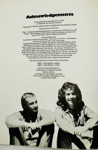 GENESIS ~ THE EVOLUTION OF A ROCK BAND by ARMANDO GALLO PB 1213 - Picture 2 of 9