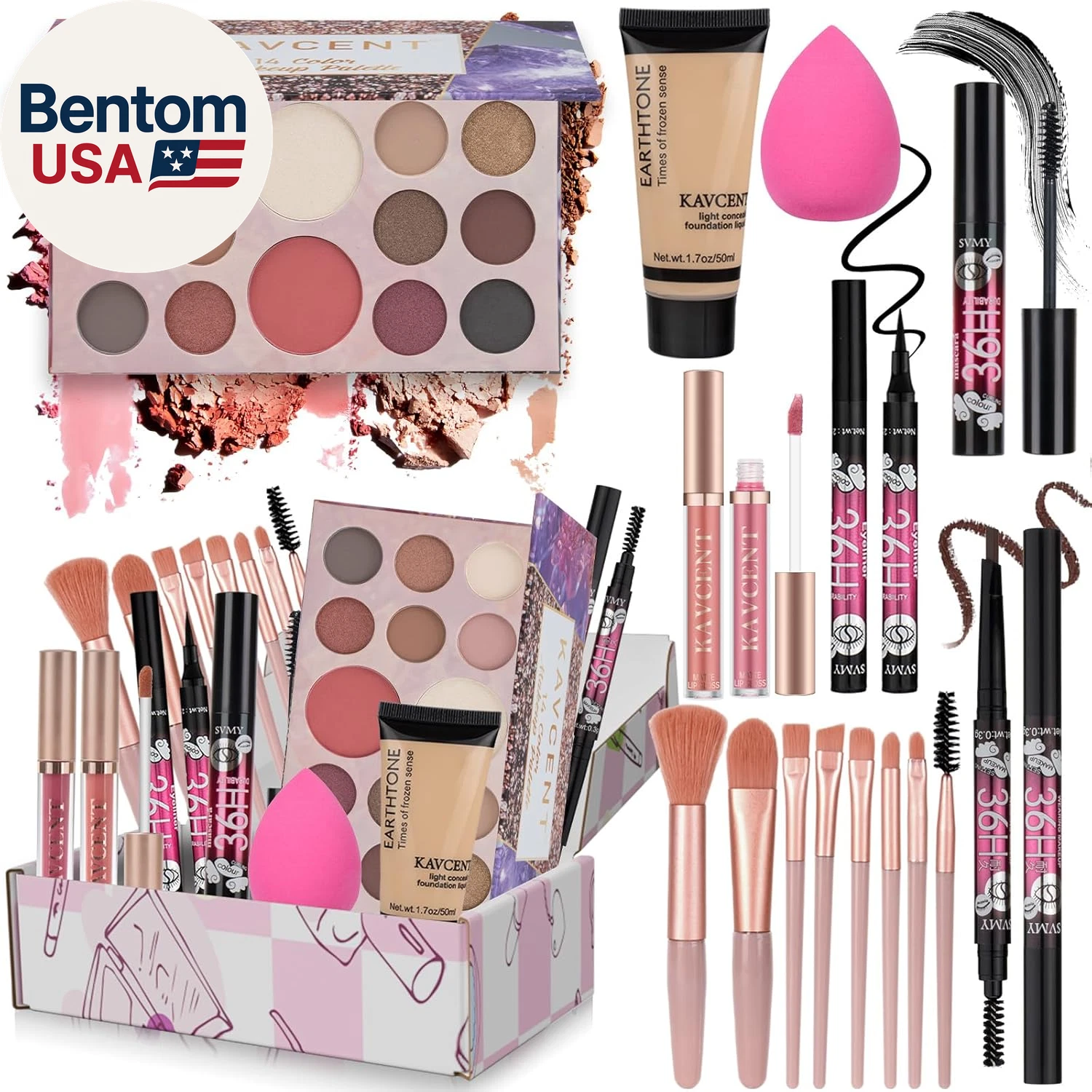 Makeup Set for Teens Girls Full Kit Eyeshadow Foundation Gift
Opens in a new window or tab