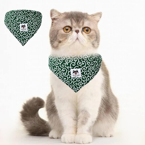 Dog Bandana Arabesque Triangle Scarf Pet Scarf Size M Cooling Cotton JAPAN NEW - Bild 17 von 45