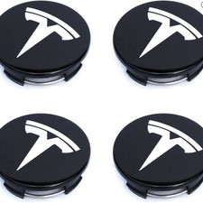 Wheel Center Hub Cap Kit with Center Caps for Model 3 Model Y with 20 Lug White