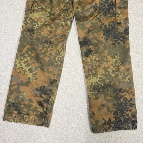 German Bundeswehr Military Pants Mens 35”x 29 1/2”Flecktarn Camo Cargo Trousers - Picture 13 of 14