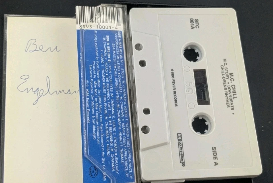 M.C. Chill -M.C. Chill Cassette Cleveland Ohio Classic Rap Tape 1986 Very Rare Foto 2 de 4