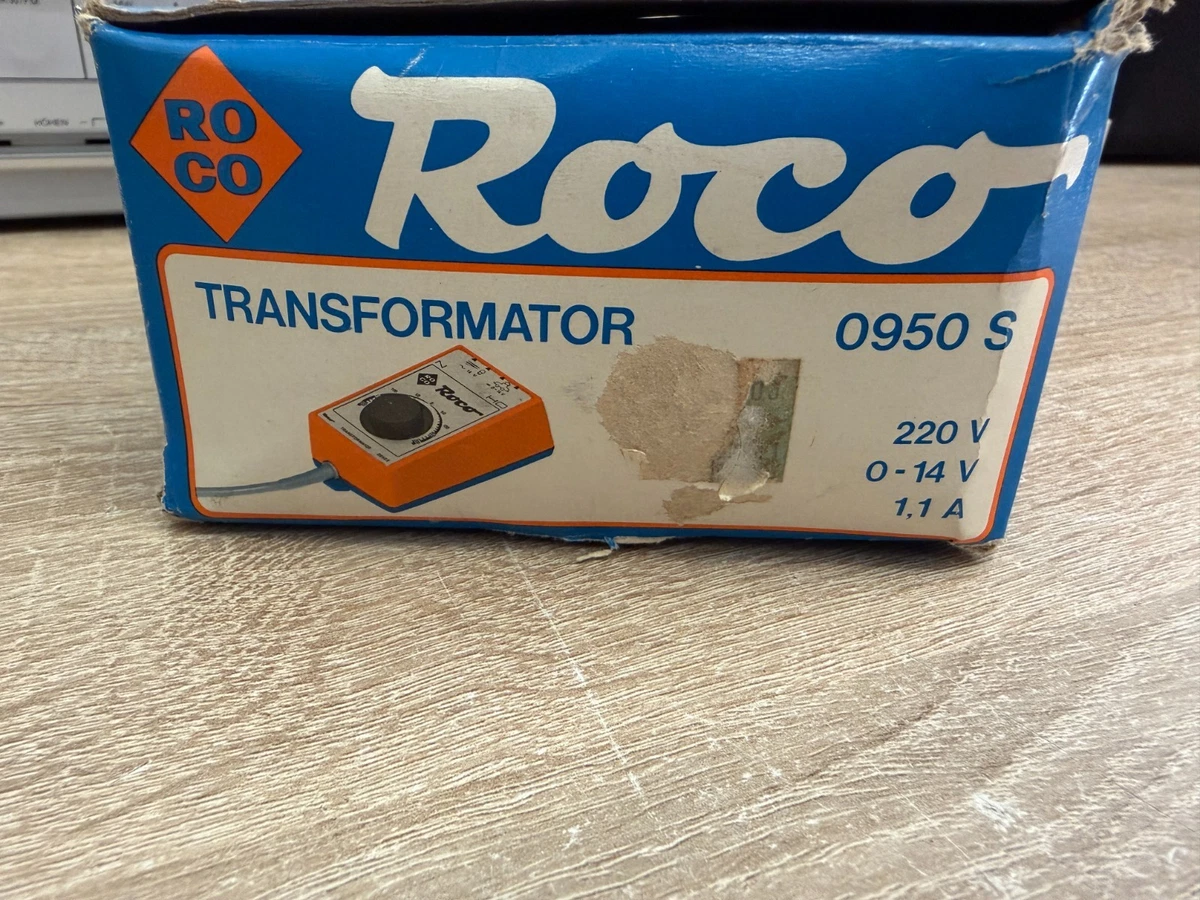 Roco 0950S Transformador Analógico Función Completa En Buen Estado En OVP H0 CC