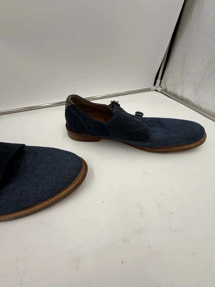 Mocasines Aldo Chigodda de gamuza de mezclilla azul de dos tonos para hombre 12 Foto 4 de 4
