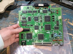 Sega Japan Saturn JAPAN VERSION 4-PIN MB ONLY-QUICK TEST-POWER AND VIDEO-SEE ALL