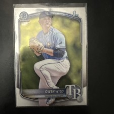 2025 Bowman - Chrome Prospects Owen Wild #BCP-14 (RC)