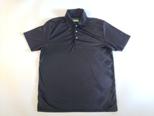 PGA Tour Pro Series Mens XL Athletic Fit Short Sleeve Golf Polo Geometric Shirt