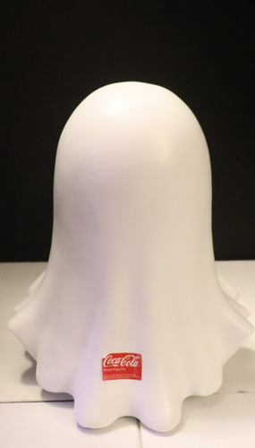 Coca-Cola Ghost Figure Halloween Decor Drink Holder Spooky Cute Viral HTF Coke - Picture 3 of 7