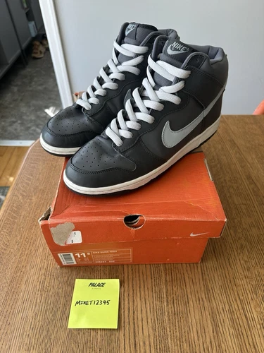 Nike Dunk High 2003 Graphite Cloud Size 11.5 PreOwned Original Box 305287-002