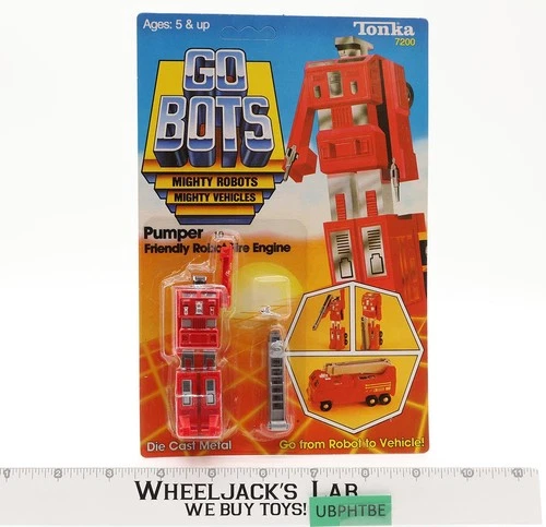 Pumper Fire Engine Gobots 1983 Bandai Tonka Vintage Action Figure NEW SEALED