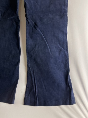 NEW W/ TAG Vintage J.C. Penney Navy Blue Corduroy Flare Pants Size 10 Girls 70s - Picture 10 of 14