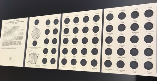 fifty State commemorative Quarters 1999-2008 Coin Folder (NO Coins) - Picture 2 of 5