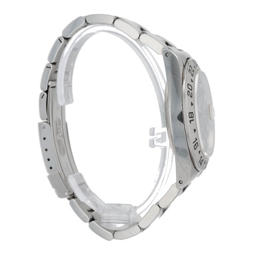 UNPOLISHED Rolex Mens Watch Explorer 16570 w/ FULL Hologram Black Dial Oyster - Picture 8 of 11