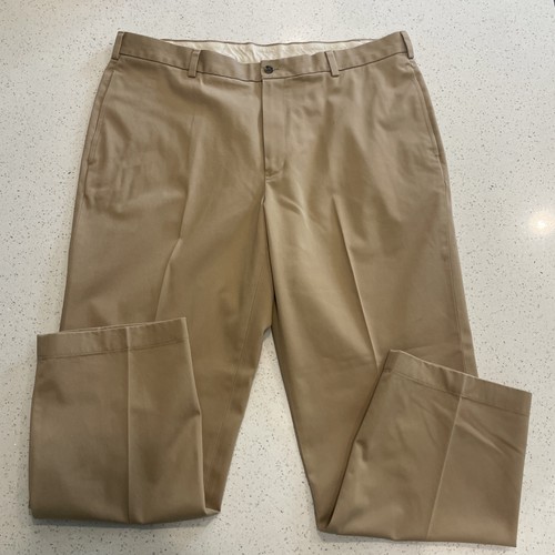 Brooks Brothers Advantage Chino Hose Herren 40x30 hellbraun Clark 100% Baumwolle Twill - Bild 1 von 6