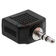3.5mm Stereo Male Plug to 2 x 3.5mm Stereo Female Jack Audio Adapter Splitter