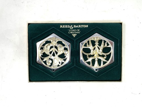 Reed and Barton versilbert Twelve Days Of Christmas Ornament #10550 - Bild 3 von 3