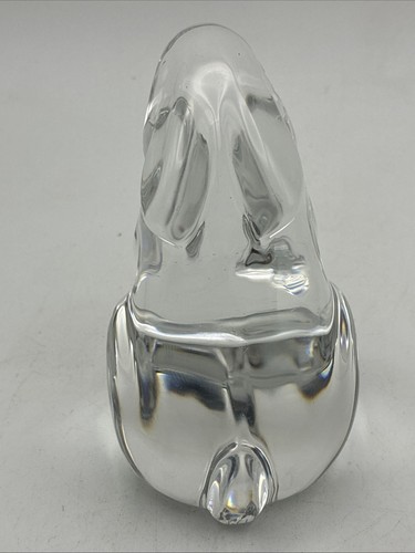 Baccarat Crystal Rabbit Bunny Figurine ~3" Paperweight France - Signed - Picture 4 of 7