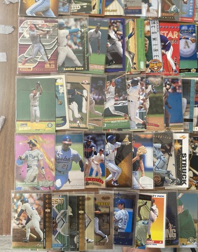 (100) BASEBALL CARD COLLECTION LOT ROOKIE HOF PLAYERS TOPPS FINEST UPPER DECK SP - Picture 5 of 7